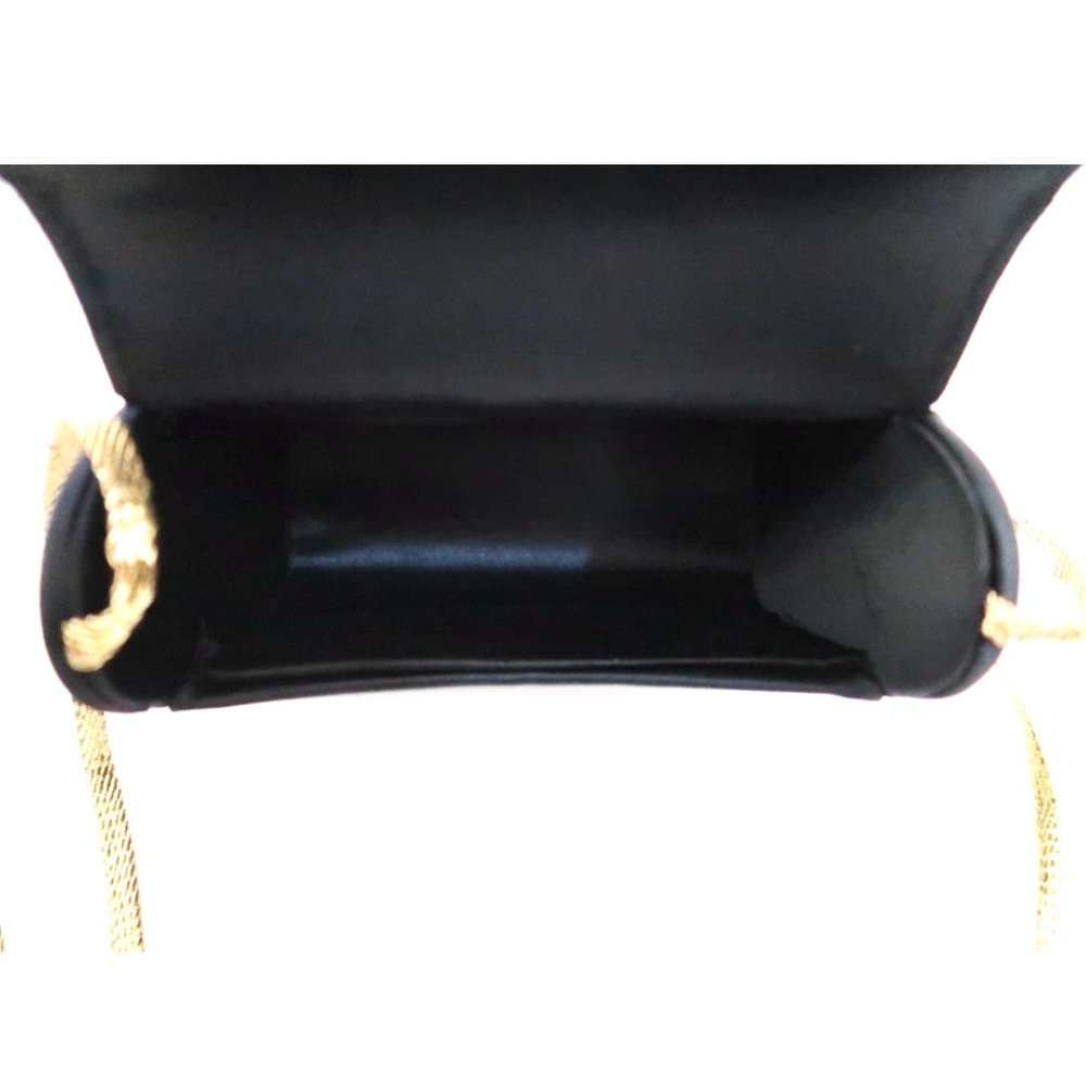 vtg CAREY ADINA black satin Evening bag Crossbody handbag - Picture 6 of 7